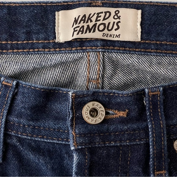 Naked & Famous Jeans Mens 33 x 33 MassDrop Weird Guy Tapered Leg Selvedge Denim - Picture 8 of 10